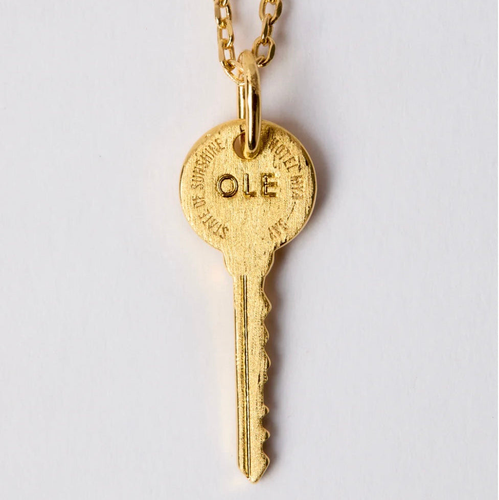 Collier Olé key Or