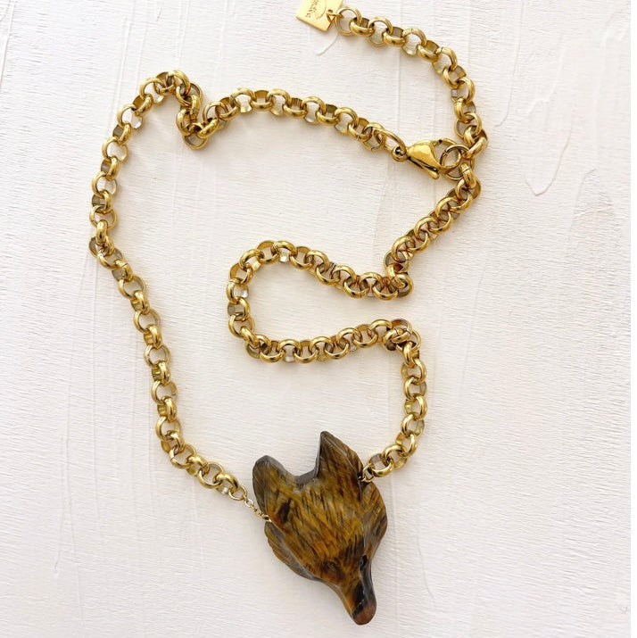 Collier Roch oeil de tigre
