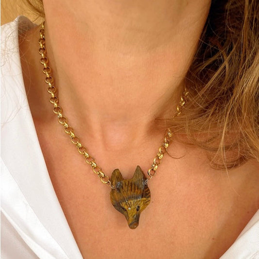 Collier Roch oeil de tigre