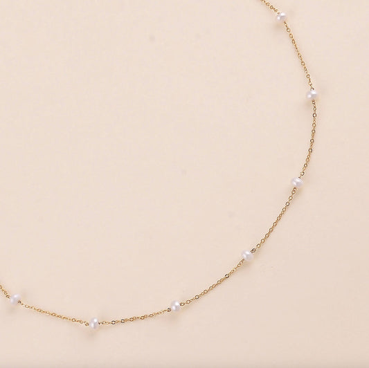 Collier perles d'eau douce