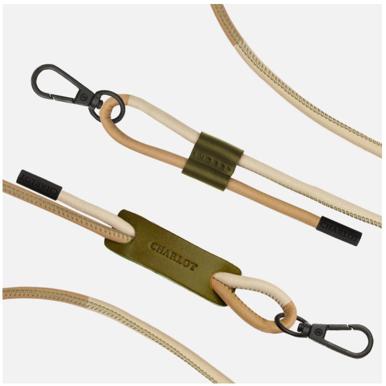 Cordon cuir téléphone - Noga sable