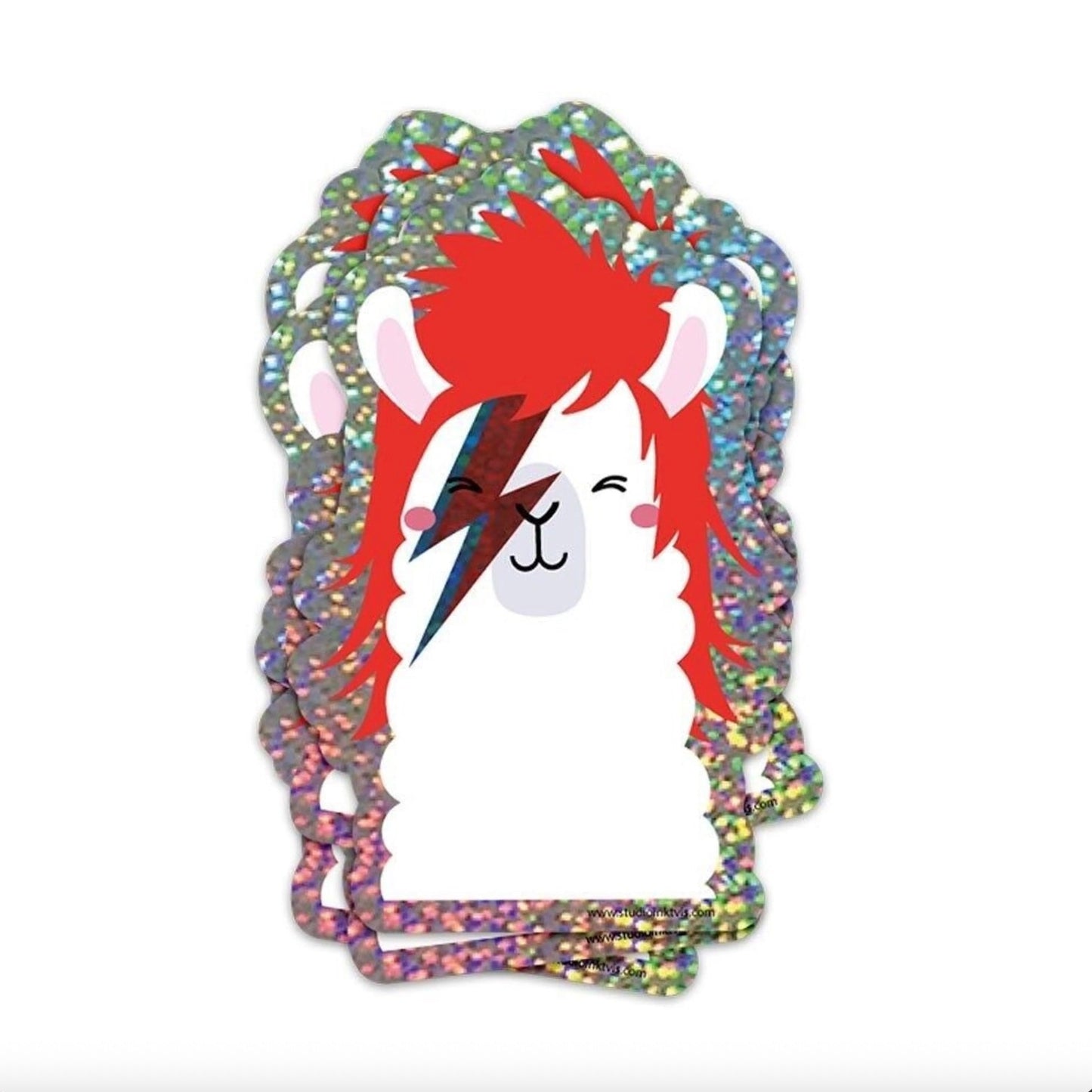 Sticker David Bowie Ziggy Stardust lama