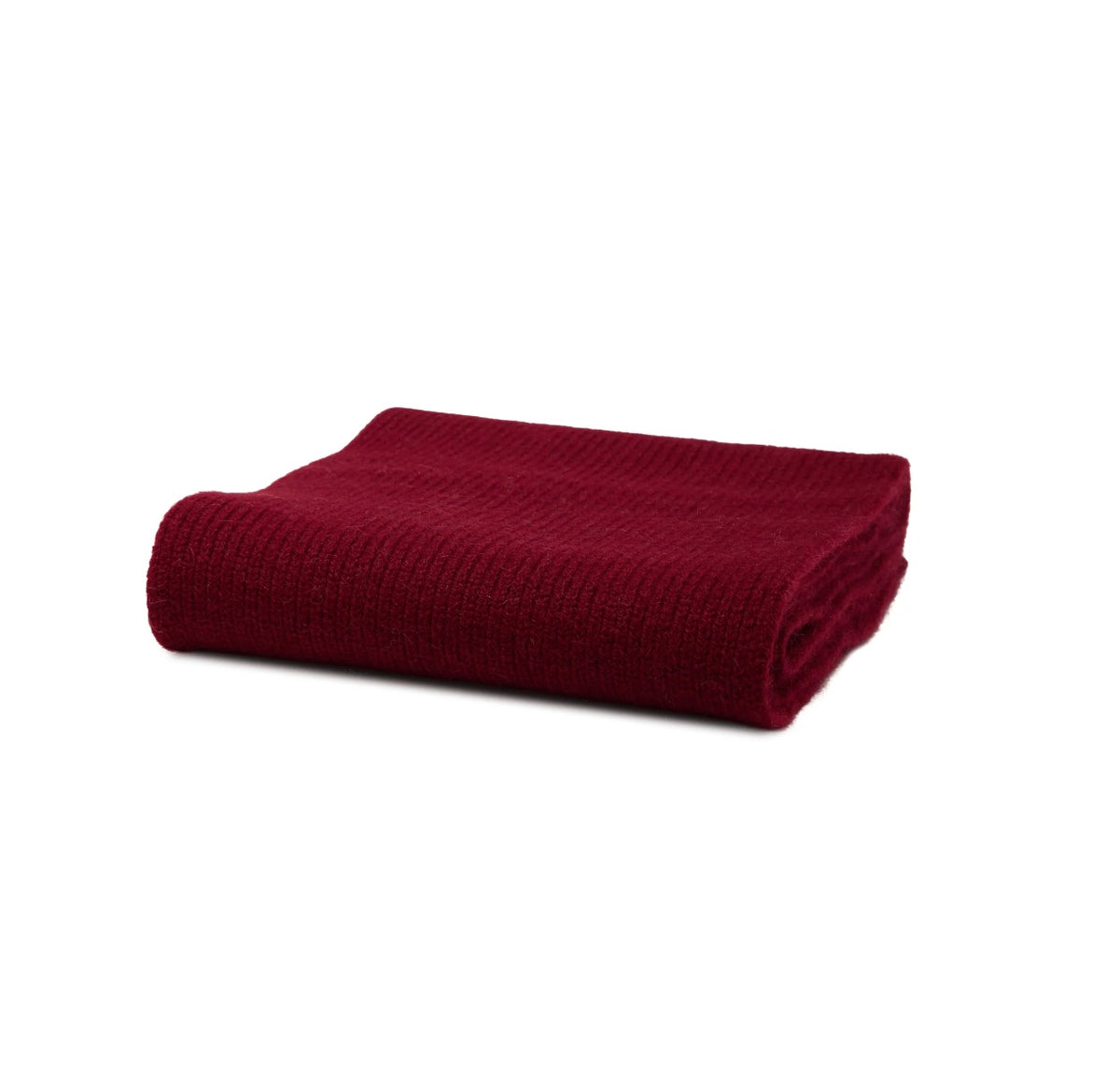 Écharpe Laine et Angora Bordeaux