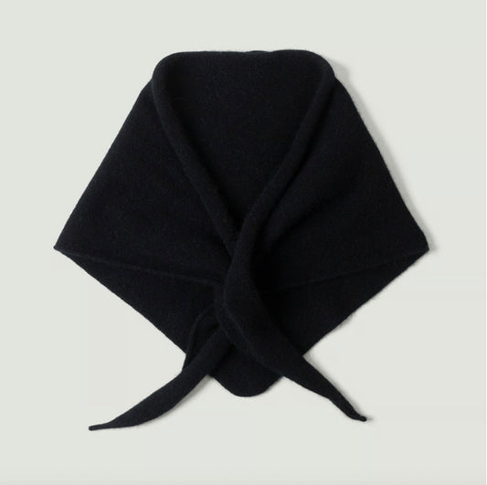 Écharpe passante Laine et Angora Black