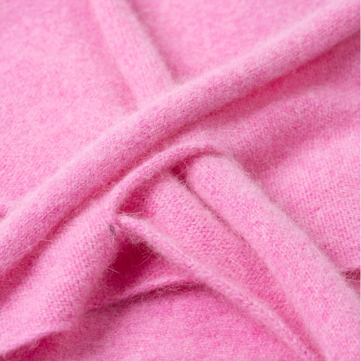 Écharpe triangulaire Laine et Angora Fondant