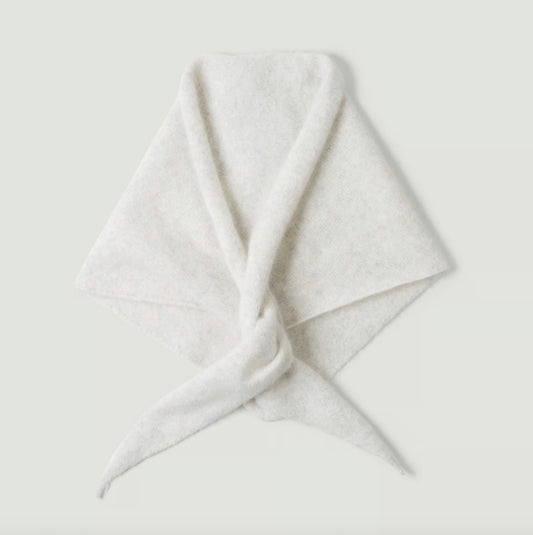 Écharpe triangulaire Laine et Angora Moon