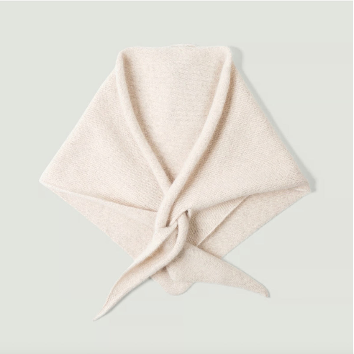 Écharpe triangulaire Laine et Angora Natural