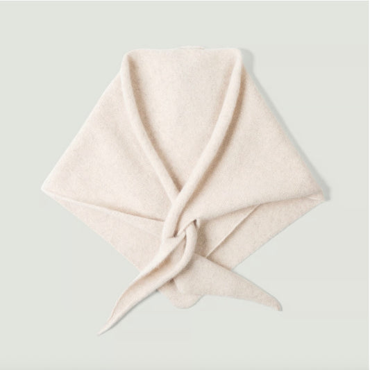 Écharpe triangulaire Laine et Angora Natural