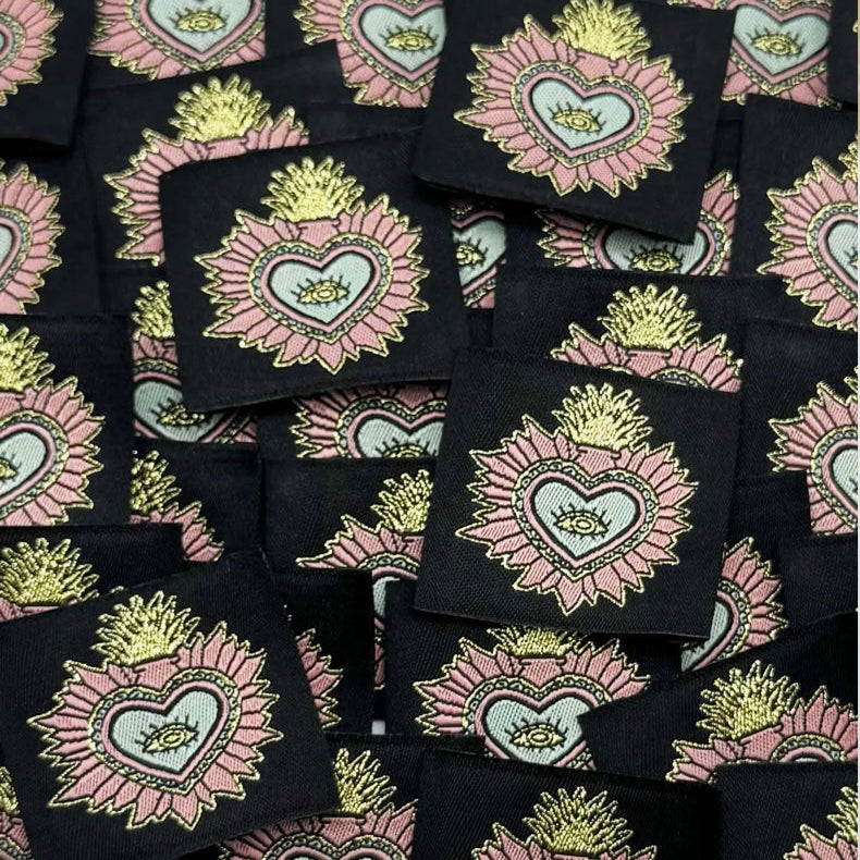 Etiquette tissée à coudre