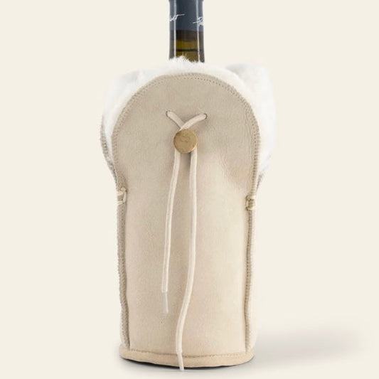 Étui Isotherme Champagne – KYWIE beige suede