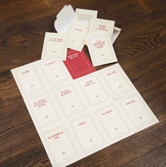 Etui cartes " lettres à quelques-uns"