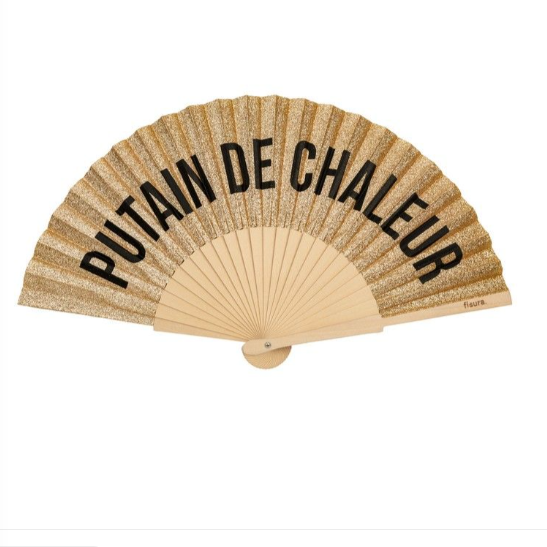 fisura eventail putain de chaleur paillettes
