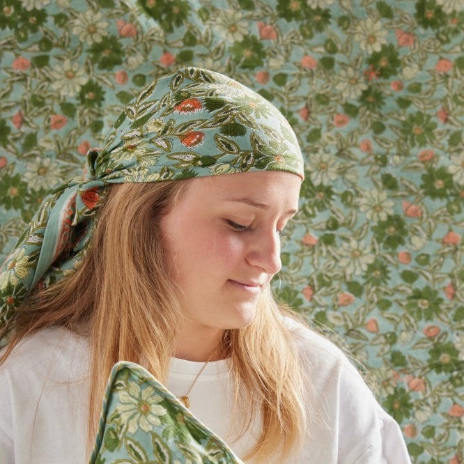 Foulard Meera Blue Green
