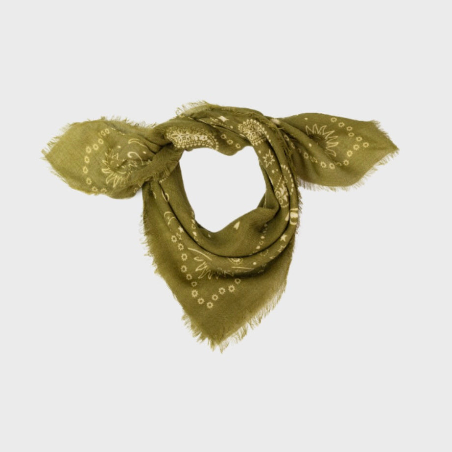 Foulard Alice Kaki