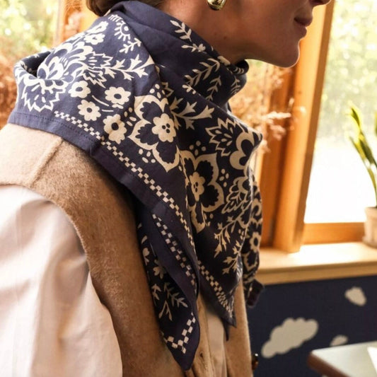 Foulard bandana marine