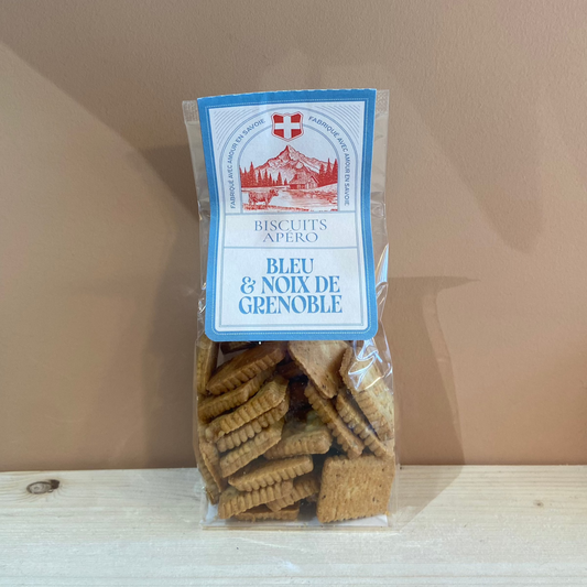 Biscuits Salés bleu et noix