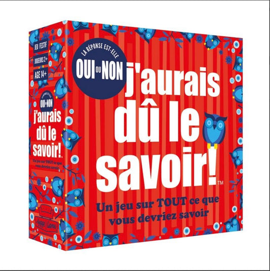 Jeu J'aurais dû le savoir OUI ou NON