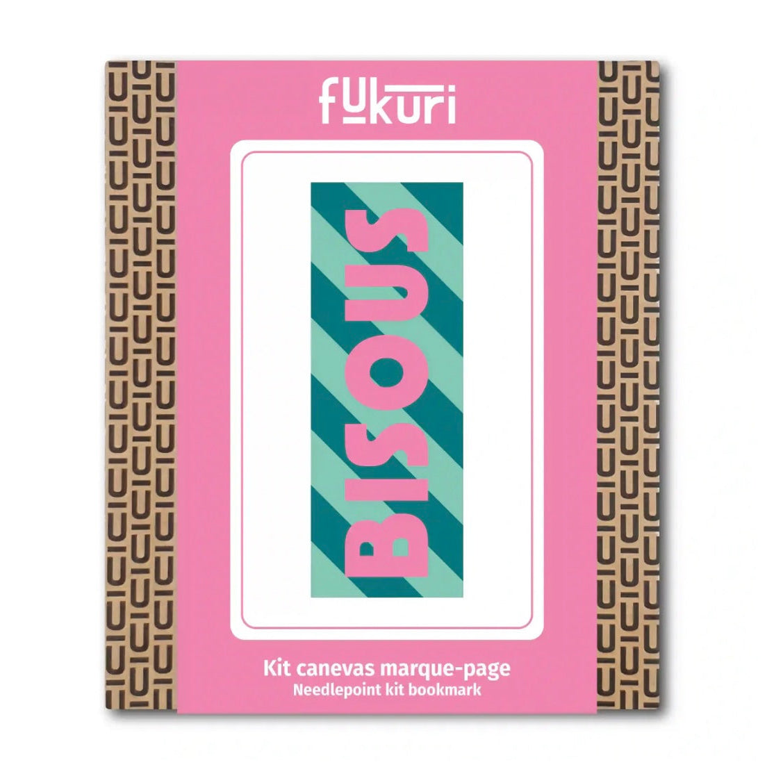 Kit Canevas marque page BISOUS