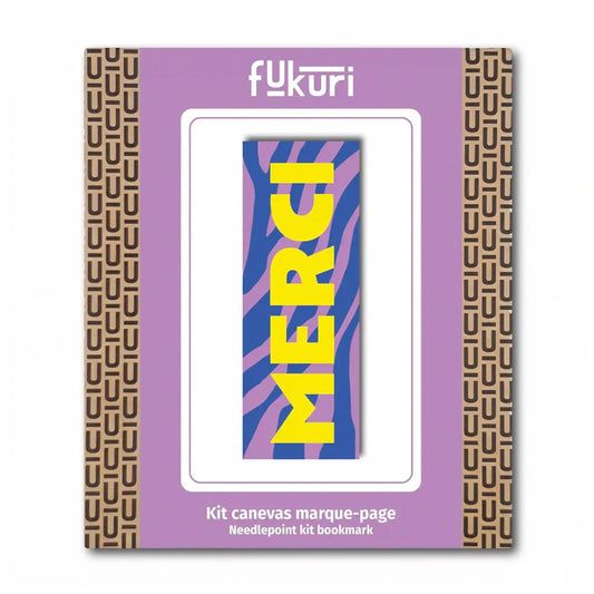 Kit Canevas marque page MERCI