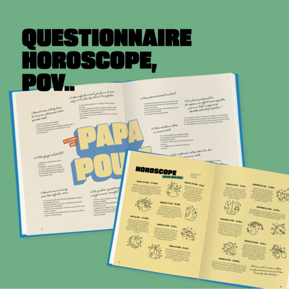 Livre de cuisine Papa Poule
