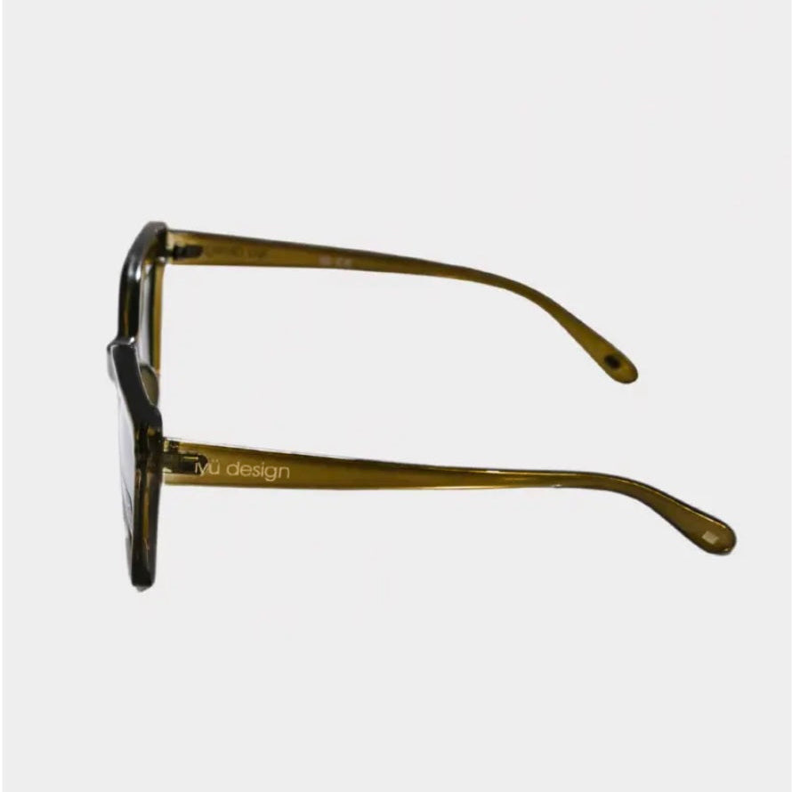 Lunettes Agathe Cristal kaki