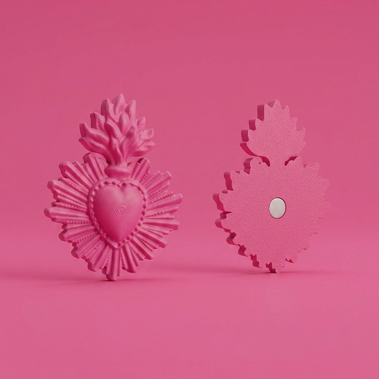 La Fraise studio ex voto impression 3D magnet