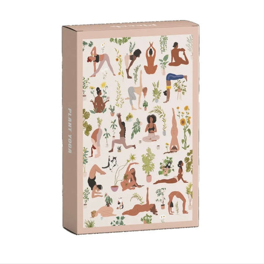 Mini Puzzle 99 pièces - Yoga & plantes