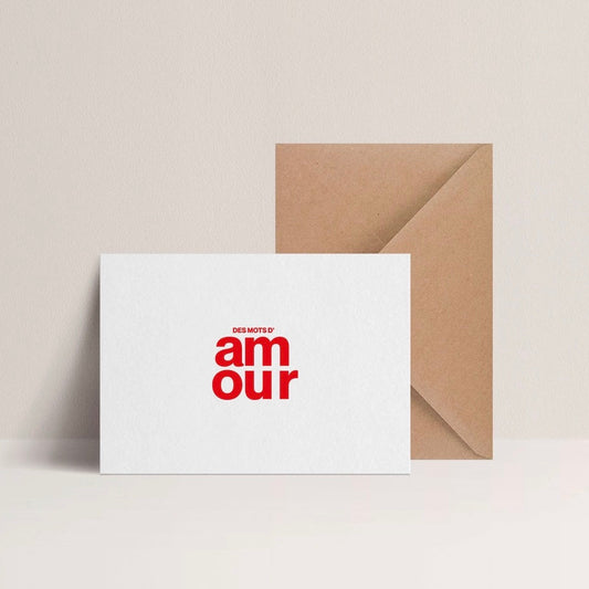 Mini Carte Des mots d'Amour