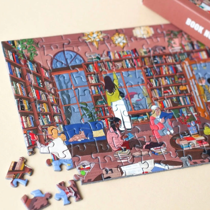 Mini Puzzle 99 pièces - Book nook