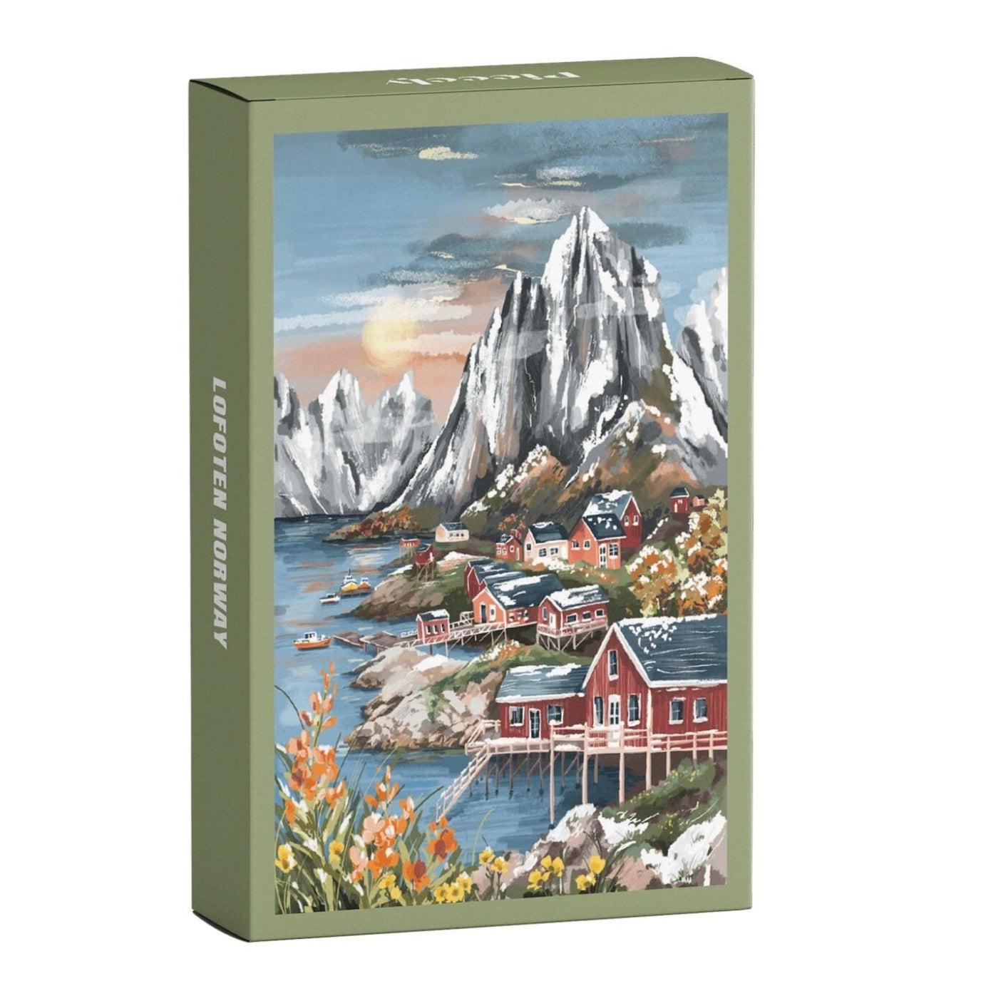 Mini Puzzle 99 pièces - Lofoten Norvège