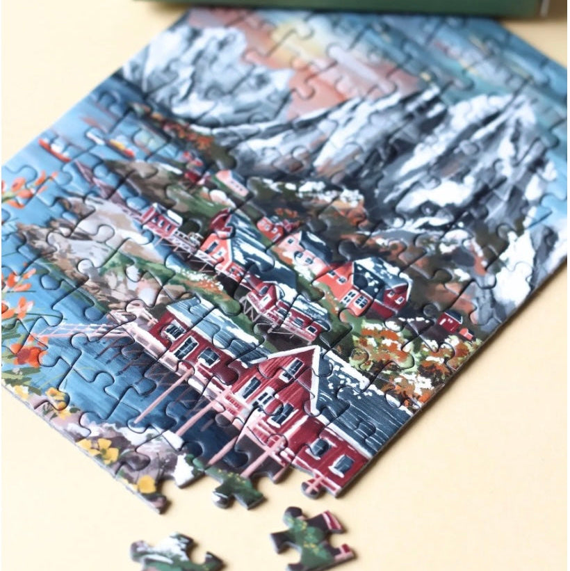 Mini Puzzle 99 pièces - Lofoten Norvège