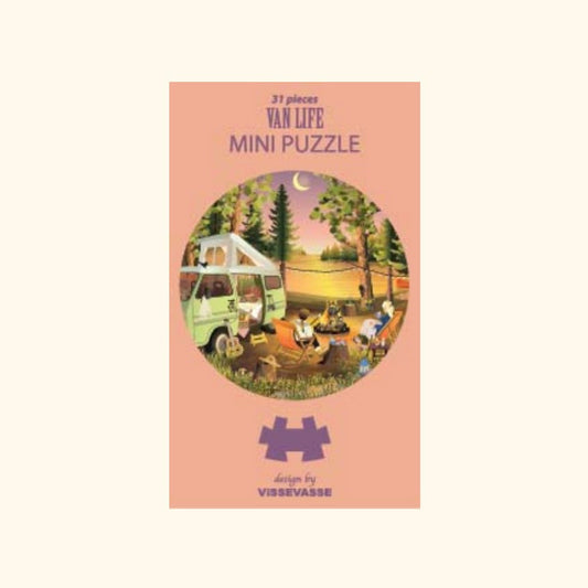 Mini Puzzle rond Van Life 31 pièces