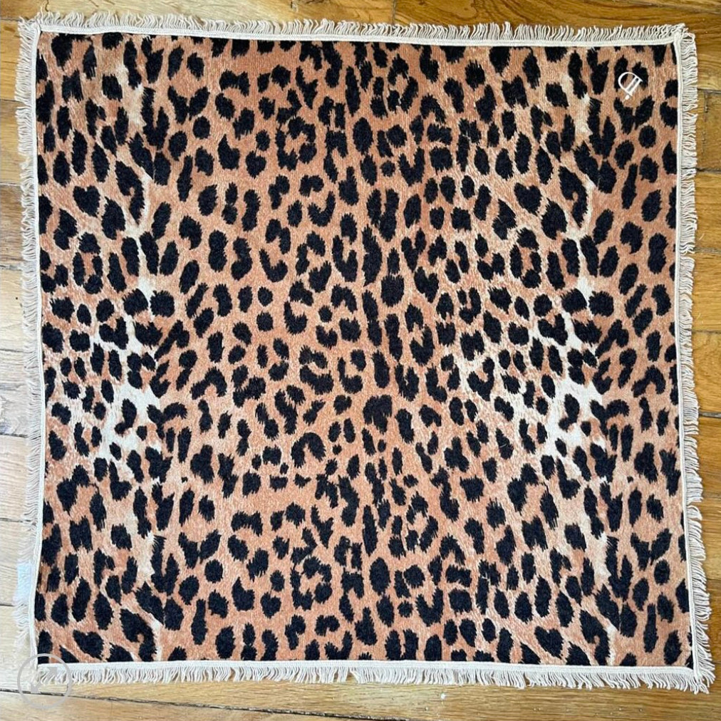Mini écharpe cachemire Léopard