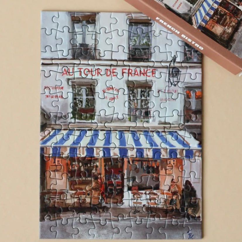 Mini Puzzle 99 pièces - Bistrot français