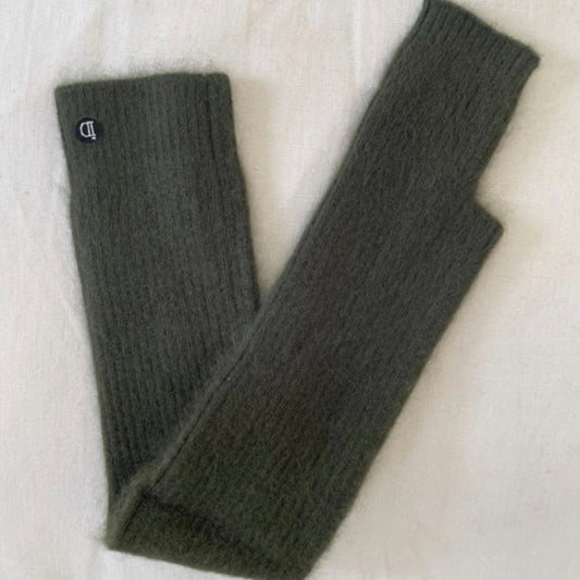 Mitaines longues Kaki