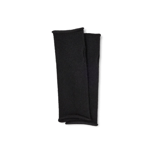 Mitaines Laine et Angora Noir