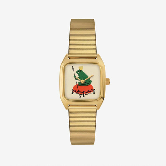 Montre Prima Grenouille - Bracelet acier baguette