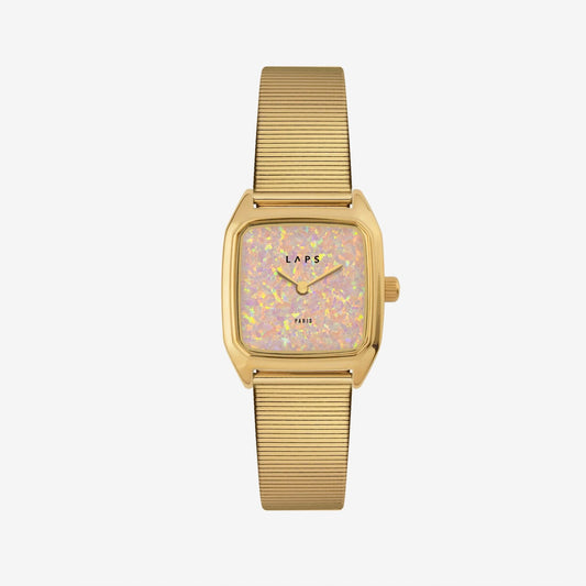 Montre Prima Opali 01 - Bracelet Metal baguette