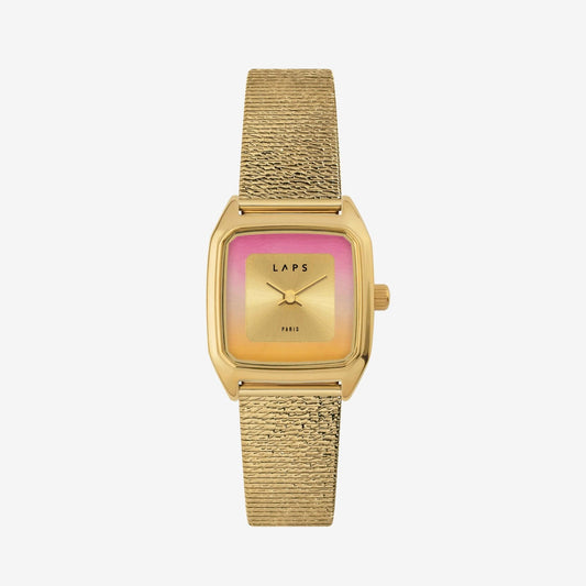 Montre Prima Sunrise - Bracelet Metal pépite