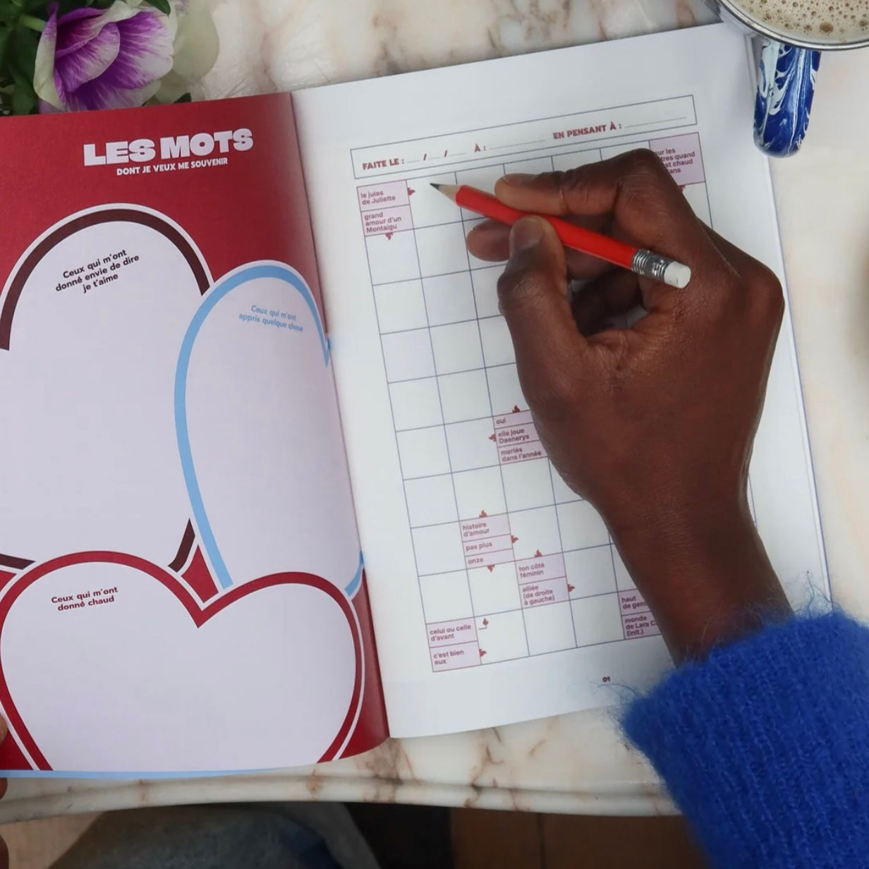 Mots-fléchés Grillé AMOUR