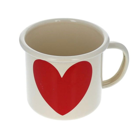 Mug Coeur émaillé