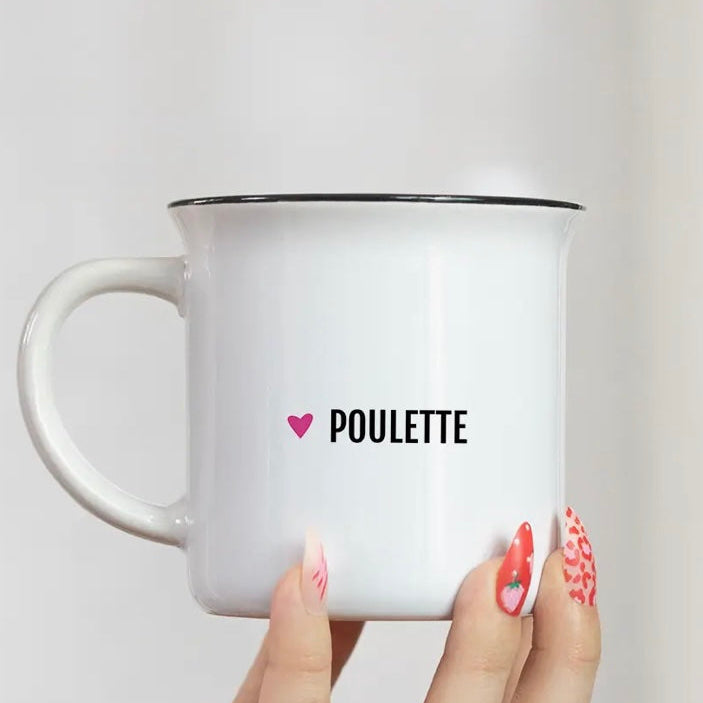Mug céramique Poulette