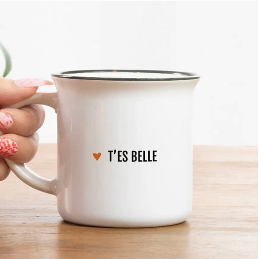 Mug céramique T'es belle