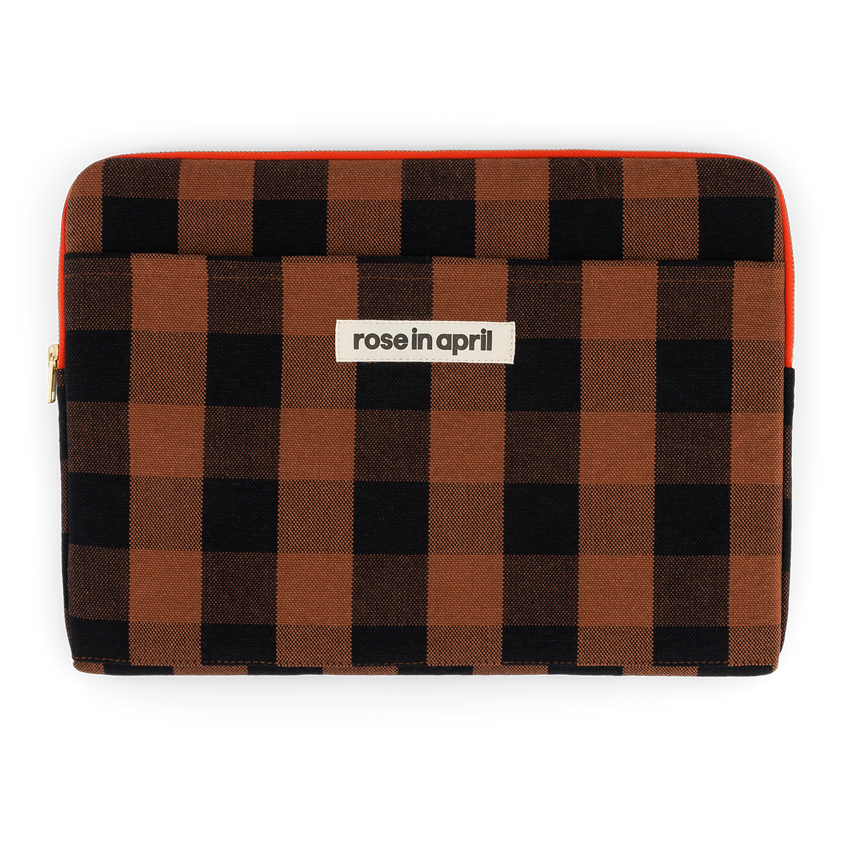 Pochette ordinateur Octave 13/14'' Big Vichy Ginger - Rose in April