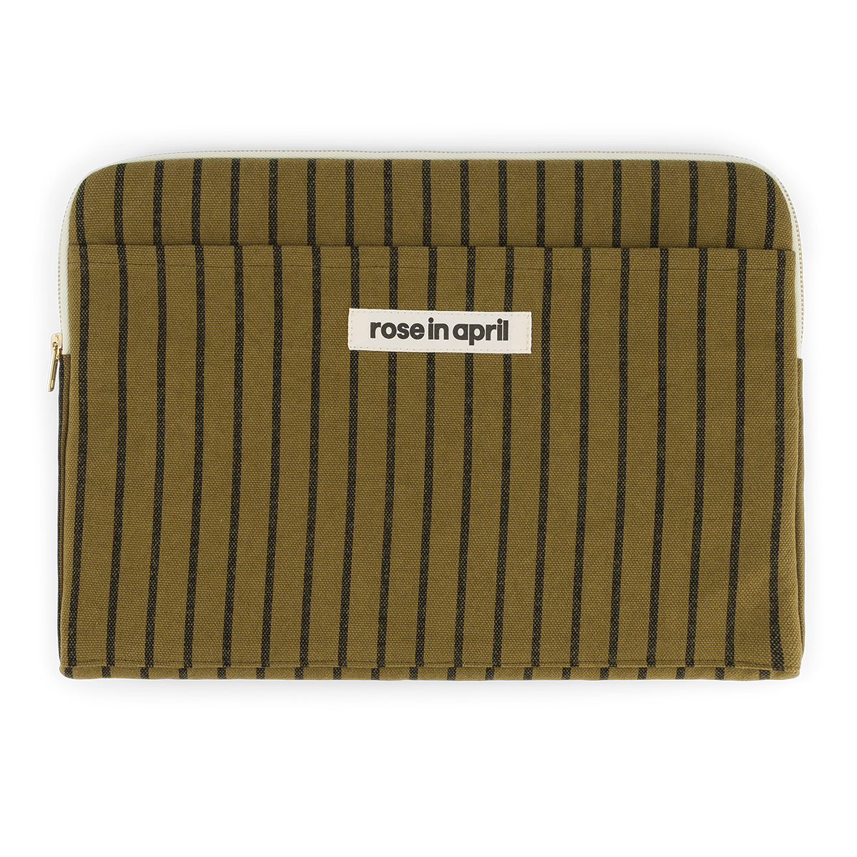 Pochette ordinateur Octave 13/14'' Tennis Olive - Rose in April