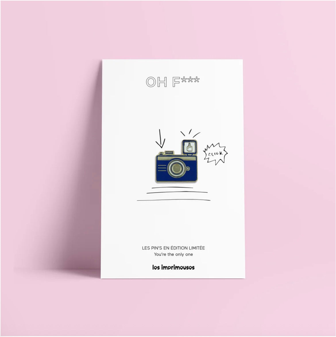 Pin’s Appareil photo - Oh F*ck!