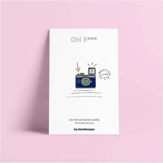 Pin’s Appareil photo - Oh F*ck!