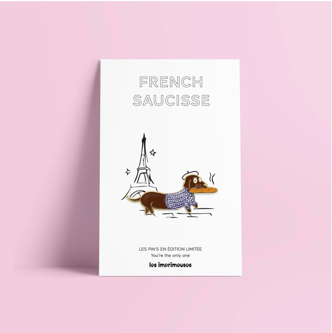 Pin's French saucisse - Teckel parisien