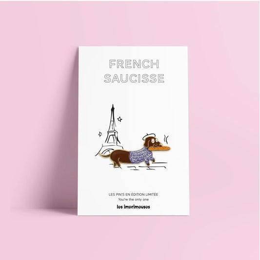 Pin's French saucisse - Teckel parisien