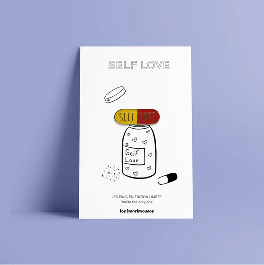 Pin’s Self love - Petite pilule du bonheur
